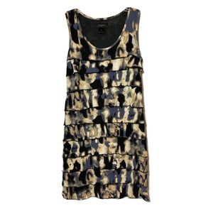ANN TAYLOR Women's Size S Tiered Dress Polyester